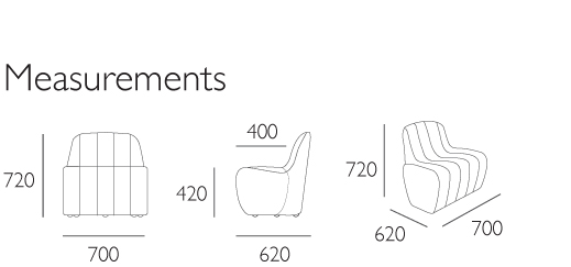 JETLAG CHAIR LIGHT — Dimensions