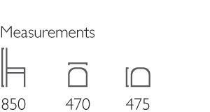 ALBU CHAIR — Dimensions